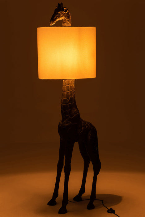 Lamp Giraffe Poly Dark Brown-Vloerlampen-J-Line