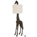 Lamp Giraffe Poly Dark Brown-Vloerlampen-J-Line