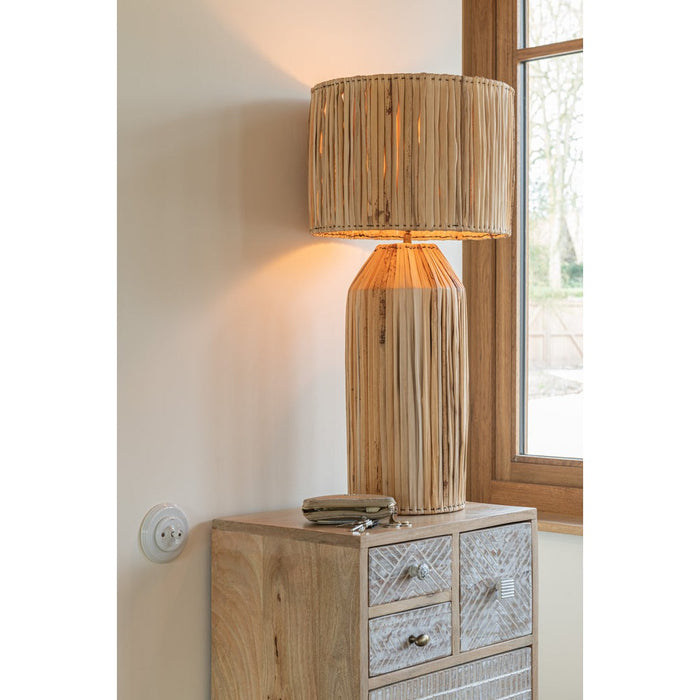 Lamp Hanna bananen bladeren naturel-Tafellampen-J-Line