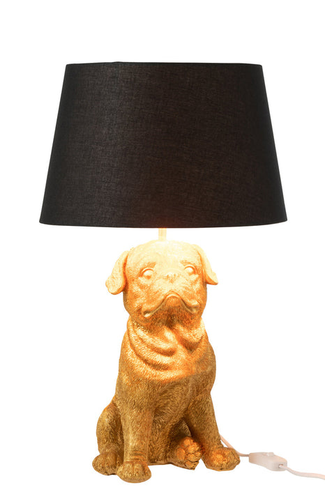 Lamp Hond zittend resine goud-Tafellampen-J-Line