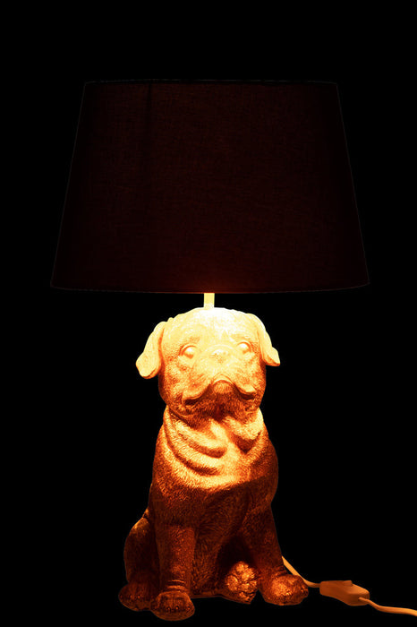 Lamp Hond zittend resine goud-Tafellampen-J-Line