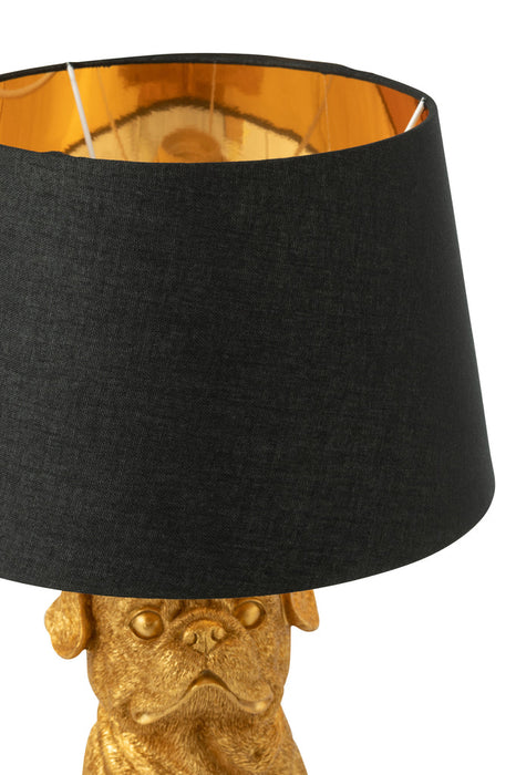 Lamp Hond zittend resine goud-Tafellampen-J-Line