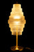 Lamp Led goud metaal/glas transparant-Tafellampen-J-Line