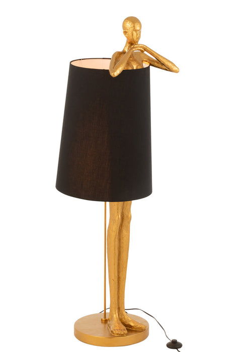 Lamp Man Poly Gold-Tafellampen-J-Line