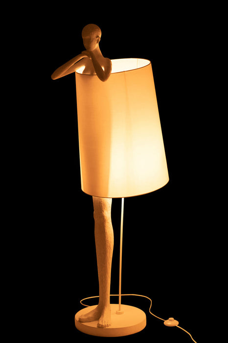 Lamp Man poly wit-Tafellampen-J-Line