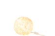 Lamp Melissa rond glas beige small-Tafellampen-J-Line