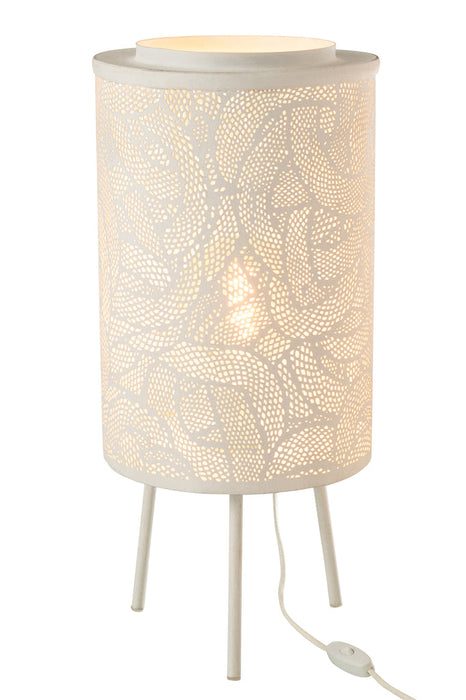 Lamp Metaal geperforeerd metaal wit-Tafellampen-J-Line