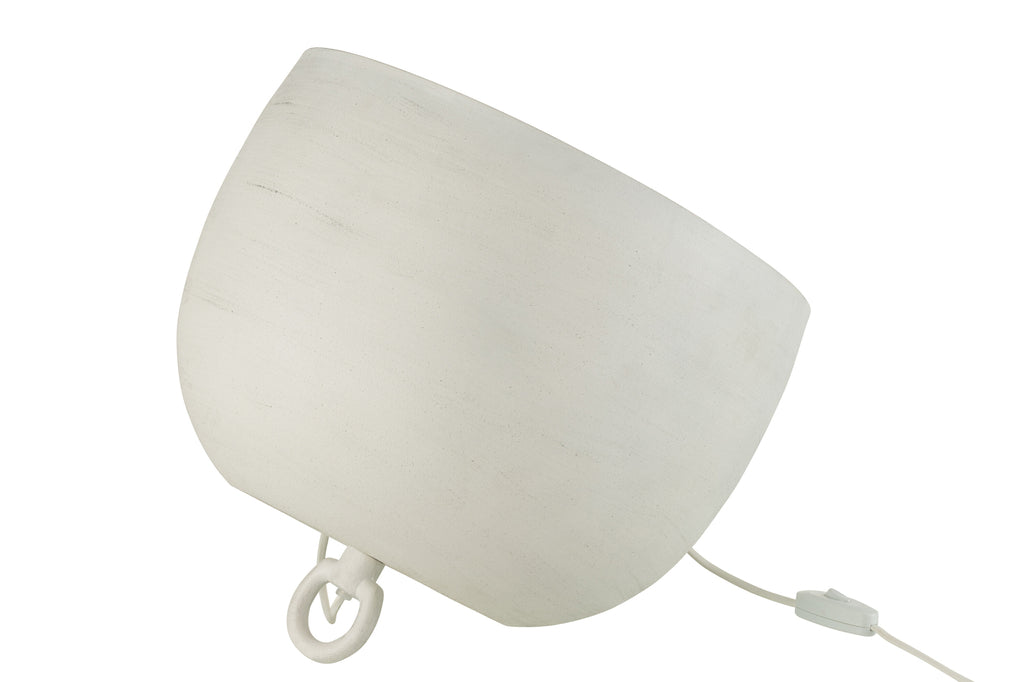 Lamp Metal White Large-Tafellampen-J-Line