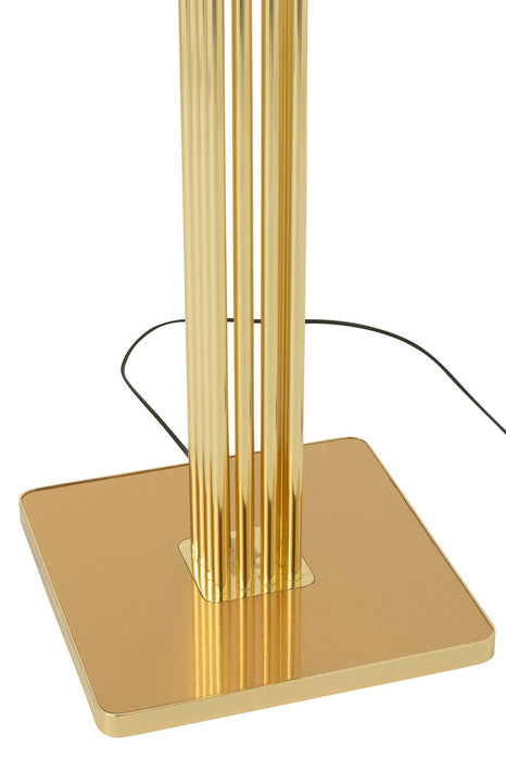 Lamp Moderna Gold Metal/Textile-Tafellampen-J-Line