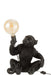 Lamp Monkey Sitting Poly Black-Tafellampen-J-Line