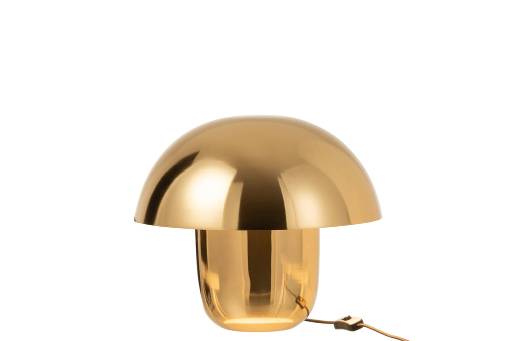 Lamp Mushroom Iron Gold Small-Tafellampen-J-Line