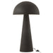 Lamp Mushroom Metal Matte Black Extra Large-Tafellampen-J-Line