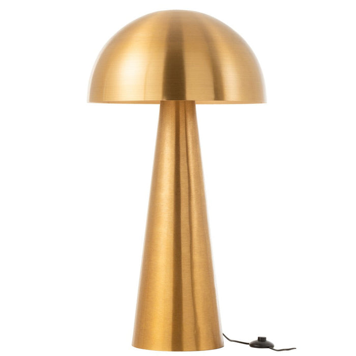 Lamp Mushroom Metal Matte Gold Extra Large-Tafellampen-J-Line