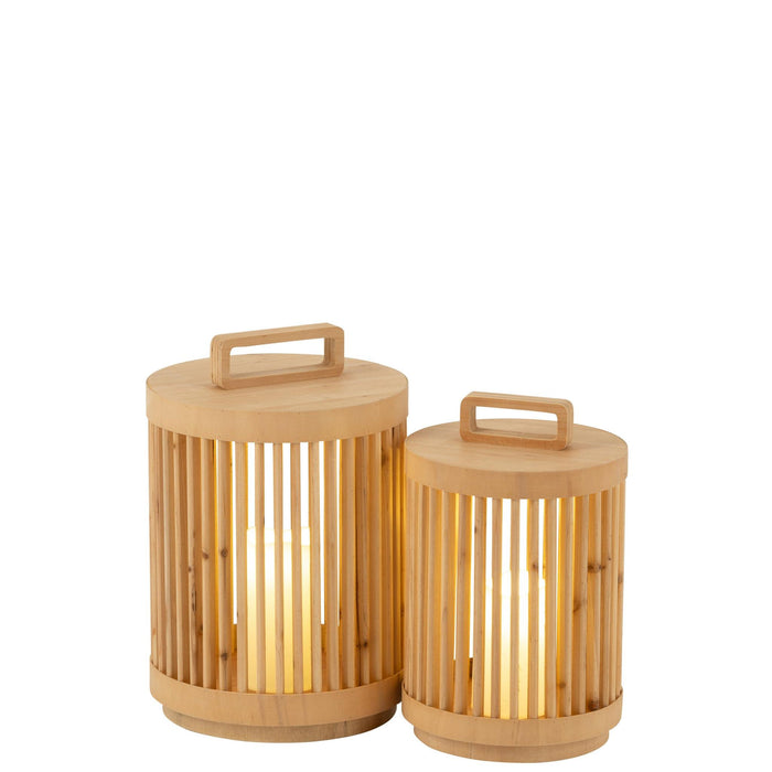 Lamp Naturel Led light 24 cm-Tafellampen-J-Line