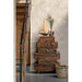 Lamp Naturel Recycled hout 35 cm-Tafellampen-J-Line