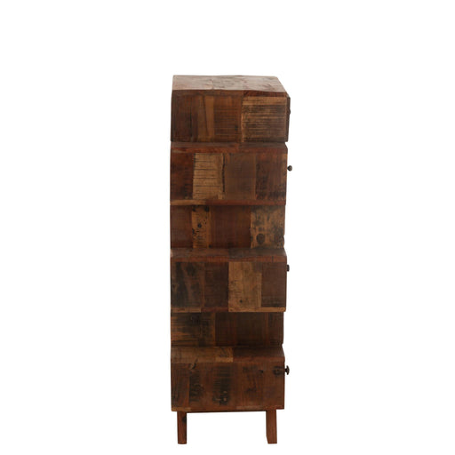 Lamp Naturel Recycled hout 35 cm-Tafellampen-J-Line