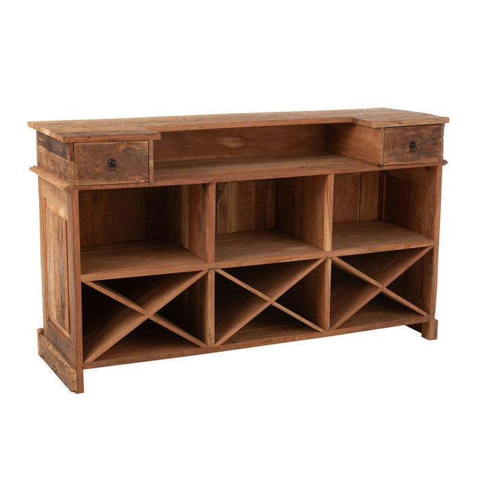 Lamp Naturel Recycled hout 55 cm-Lichtbronnen-J-Line