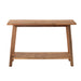Lamp Naturel Recycled hout Vierkant 35 cm-Tafellampen-J-Line