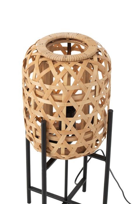 Lamp Op voet bamboo naturel small-Tafellampen-J-Line