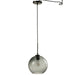 Lamp Orb Dot Glass Grey Large-Hanglampen-J-Line