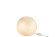 Lamp Pearl Round Glass White Small-Tafellampen-J-Line