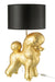 Lamp Poodle Resin Gold-Tafellampen-J-Line