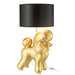 Lamp Poodle Resin Gold-Tafellampen-J-Line