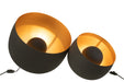 Lamp Rond interieur goud metaal zwart large-Tafellampen-J-Line