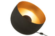 Lamp Round Interior Gold Metal Black Large-Tafellampen-J-Line