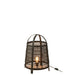 Lamp Rya katoen/bamboe zwart large-Tafellampen-J-Line