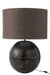 Lamp + Shade Bowl Metal Black Large-Tafellampen-J-Line