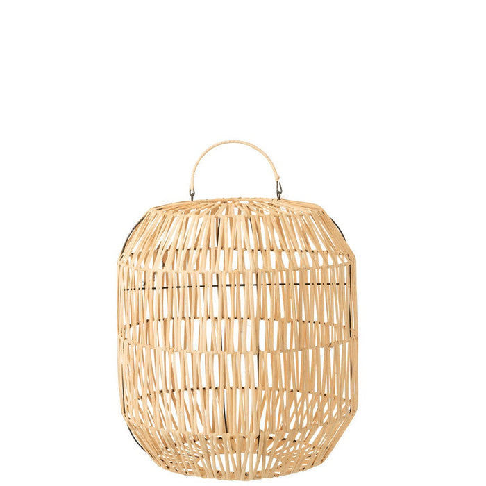 Lamp Shade Cylinder Rattan Natural-Hanglampen-J-Line