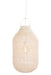 Lamp Shade Cylinder Xl Rattan White-Hanglampen-J-Line