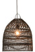 Lamp Shade Waves Rattan Black-Hanglampen-J-Line