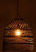 Lamp Shade Waves Rattan Black-Hanglampen-J-Line