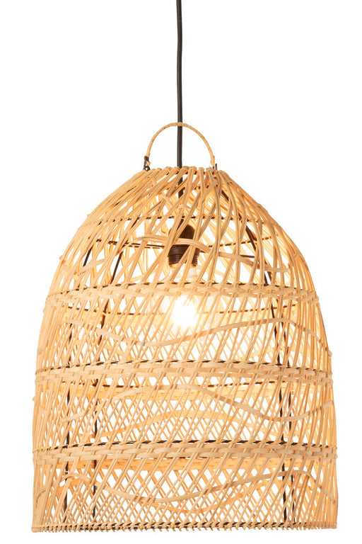 Lamp Shade Waves Rattan Natural-Hanglampen-J-Line