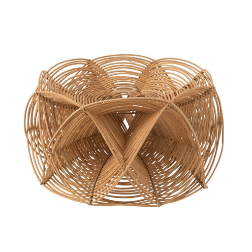 Lamp Shade Waves Rattan Natuurlijk-Tafellampen-J-Line