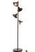 Lamp Standing 4Lamps Iron Dark Brown-Vloerlampen-J-Line