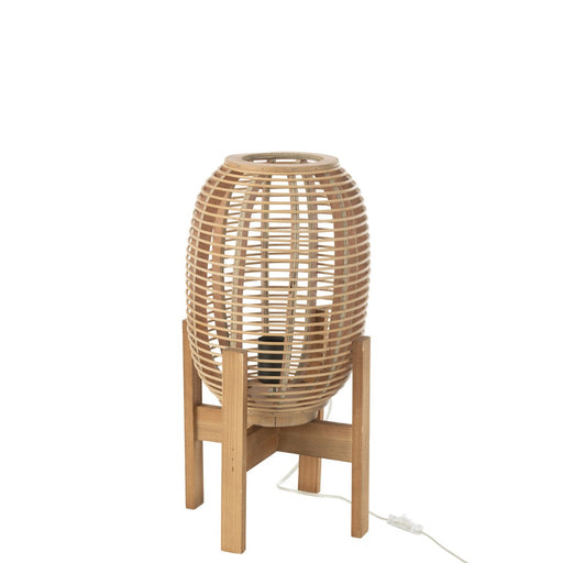 Lamp Standing Wood/Bamboo Natural Small-Vloerlampen-J-Line