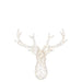 Lamp Wit Kunststof 62 cm Reindeer Head-Lichtbronnen-J-Line