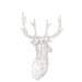 Lamp Wit Kunststof 62 cm Reindeer Head-Lichtbronnen-J-Line