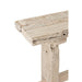 Lamp Wit Recycled hout 37 cm-Tafellampen-J-Line