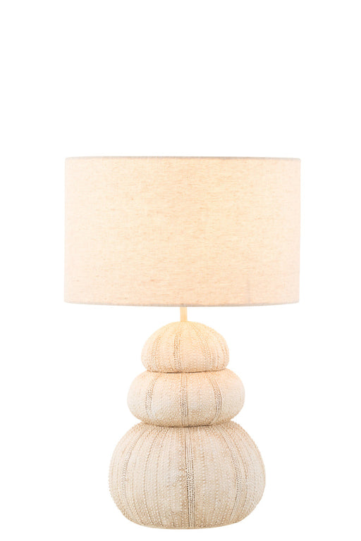 Lamp Zee-egel poly beige-Tafellampen-J-Line