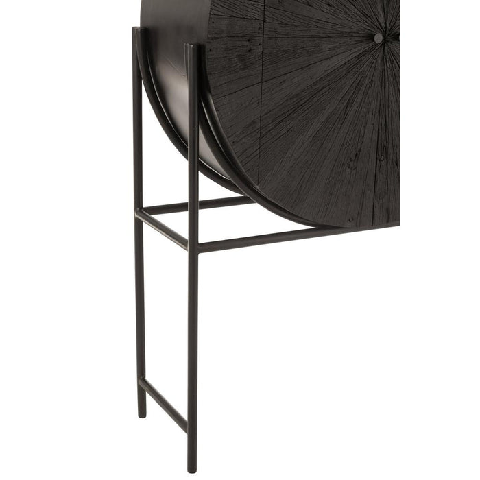 Lamp Zwart Metaal 38 cm Cabinet Bar-Lichtbronnen-J-Line