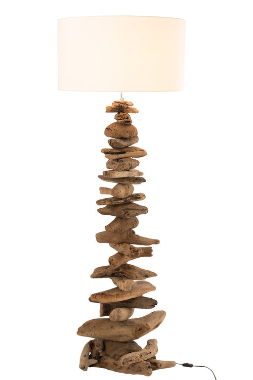 Lamp+Shade Driftwood Natural/Beige Large-Vloerlampen-J-Line