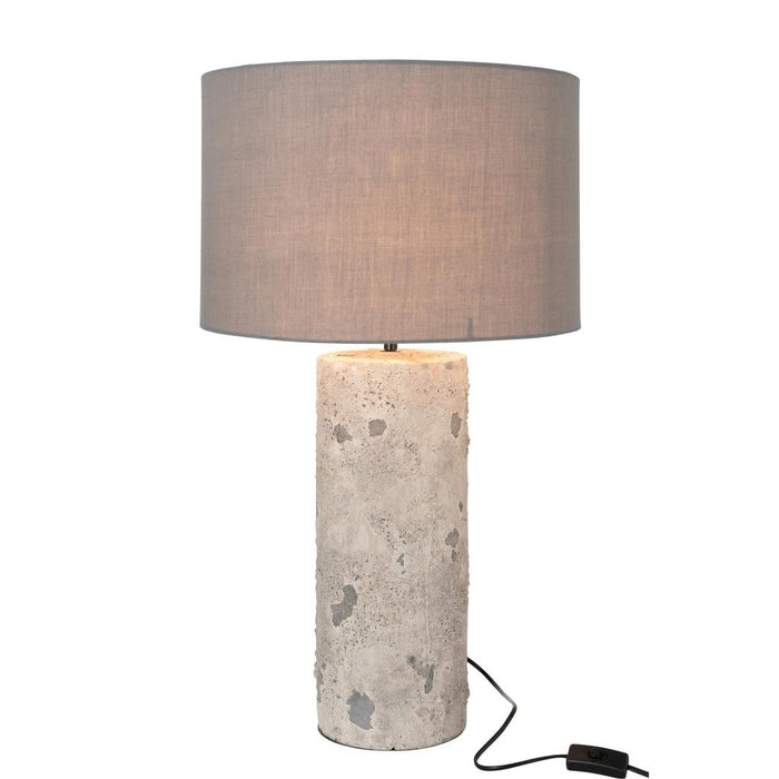 Lampenkap Grijs Kunststof L 42 cm-Hanglampen-J-Line