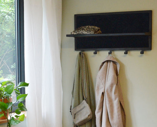 Lampenkap Mangohout Zwart 70 cm - Mangohouthout / gecoat staal - 13779-Lampenkappen-Brix