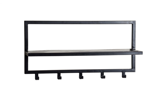 Lampenkap Mangohout Zwart 70 cm - Mangohouthout / gecoat staal - 13782-Lampenkappen-Brix