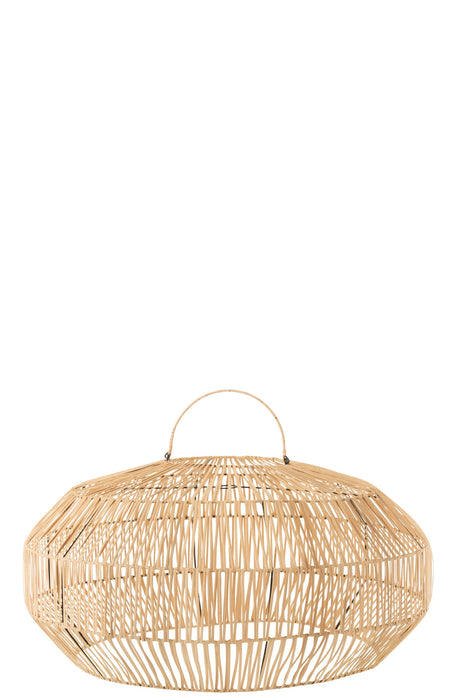 Hanglamp Lampenkap Naturel ijzer M 60 cm 60x60x42 cm-Hanglampen-J-Line