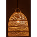 Hanglamp Lampenkap Waves Rotan Wit 40x40x45 cm-Hanglampen-J-Line